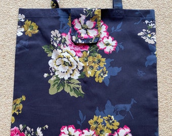 Fold Away Tote Shopping Bag tutorial pattern