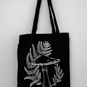 Toadstool (Fly Agaric) Tote Bag | Screen printed | Handmade in the UK|