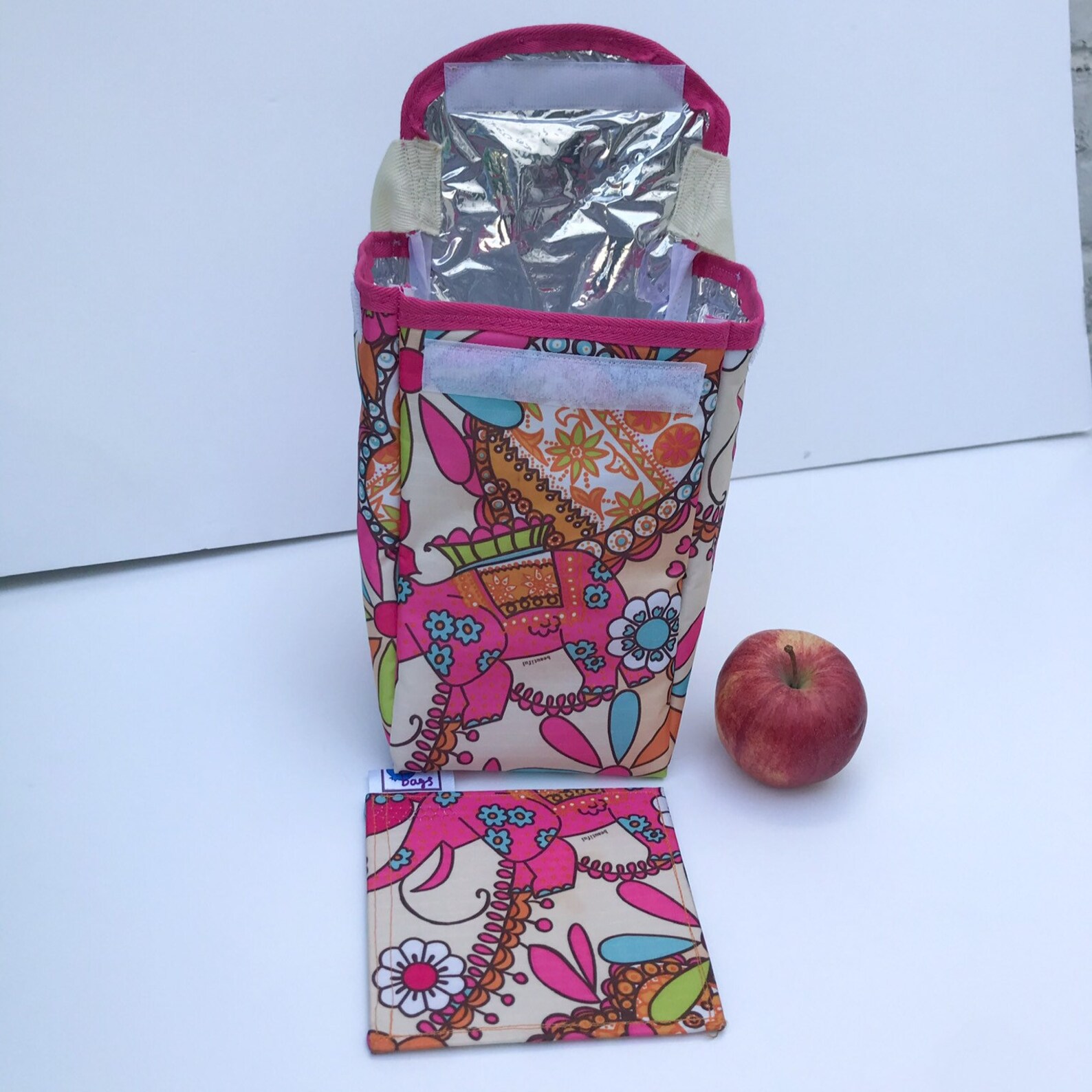 Insulated Handled Lunch Bag Small Lunch Bag Childs Lunch Bag Etsy