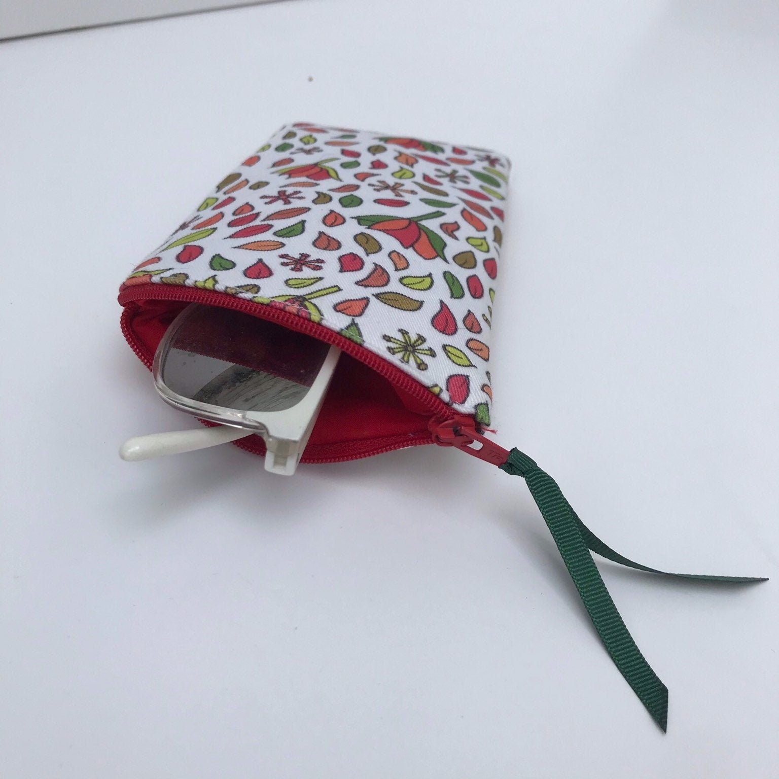 Multicoloured Soft Glasses Case, Fabric Glasses Case, Eyeglass Holder