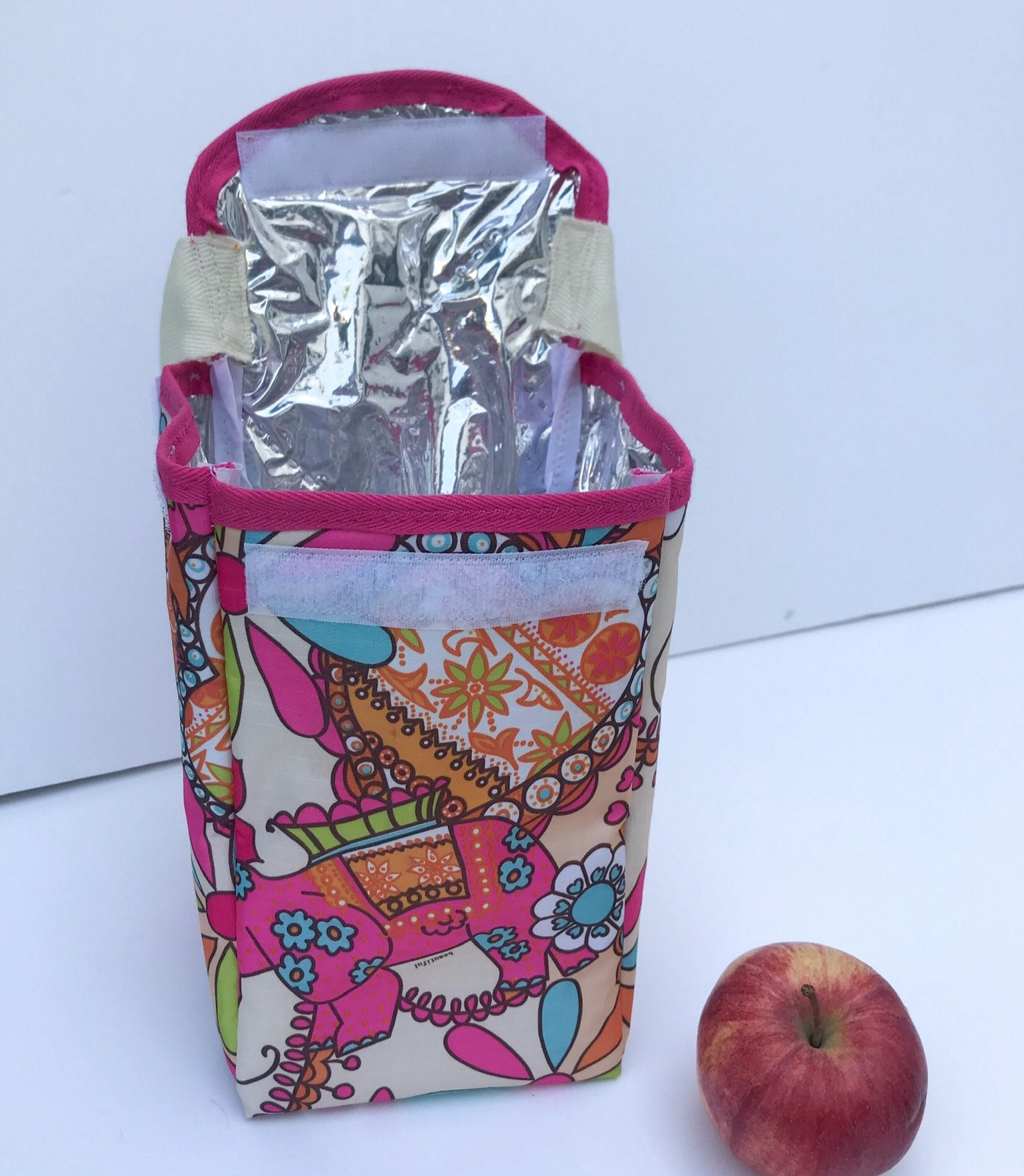 Insulated Handled Lunch Bag Small Lunch Bag Childs Lunch Bag Etsy