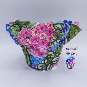 Orchid Pot, Floral pot, Originals toGo, Pink Orchid Pot, Unique Pot, Gift for her, Flower Pot, Planter, Pot with holes, Plant pot, Gift