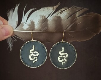 <<< Boucles d'oreilles " SAANP " >>>