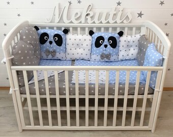 panda cot bedding