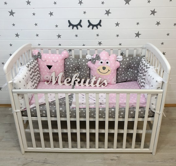 cot quilt and bumper set