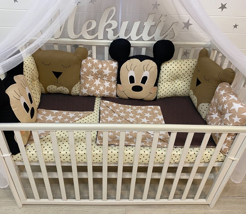 baby boy crib bumper