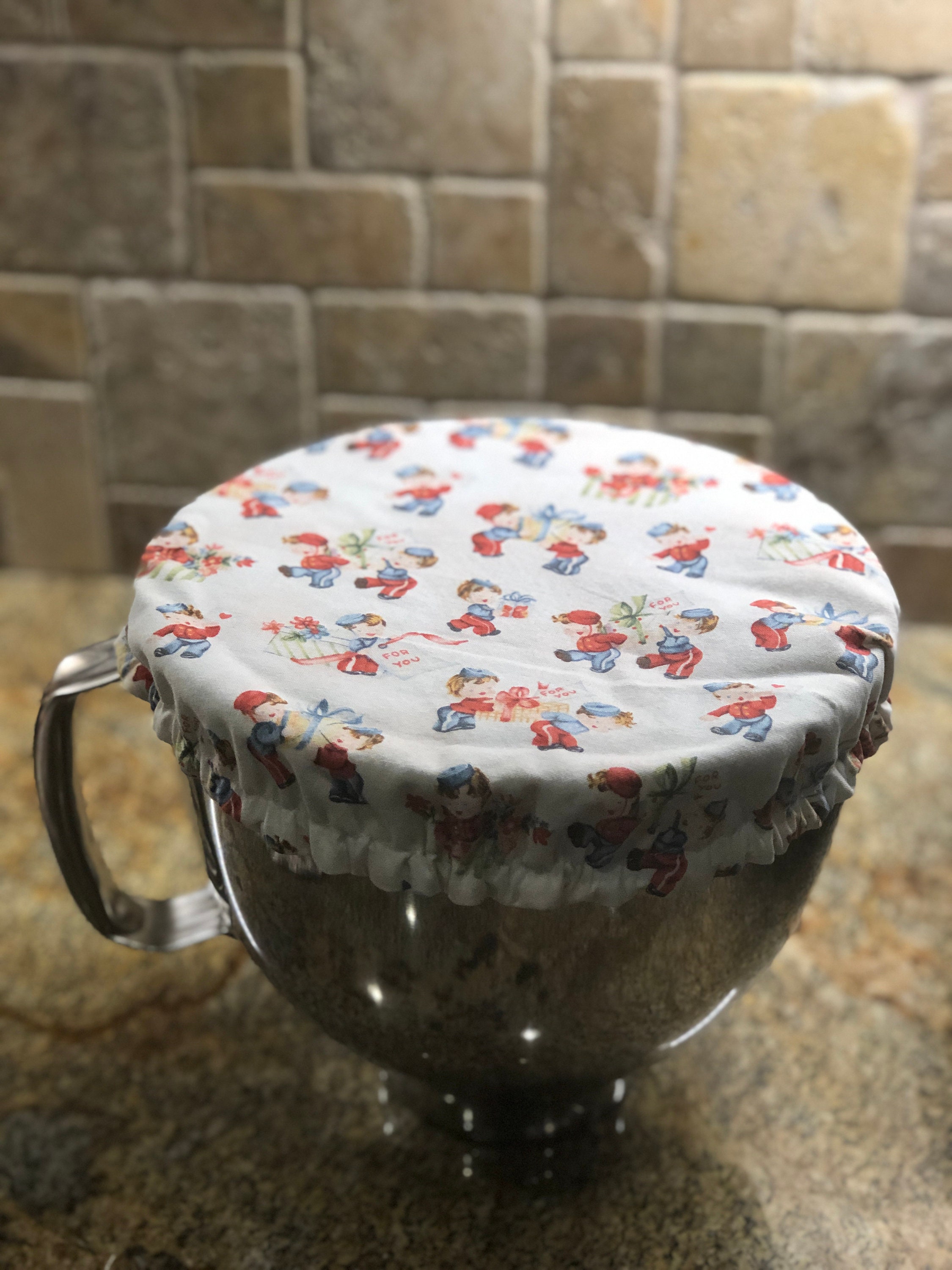 Reversible Kitchenaid Mixer Bowl Cover Rosebud Kids Design Etsy