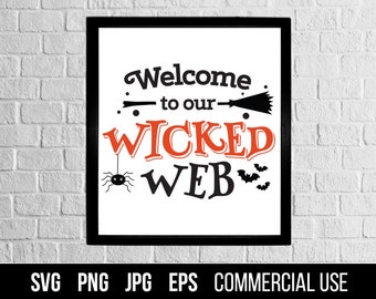 Welcome to Our Wicked Web Spiders and Bats Halloween Cut Files. Wicked Web SVG, EPS. Wicked Web Clipart. Digital files for Cutting Machines.