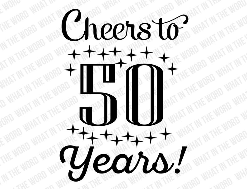 Cheers to 20, 30, 40, 50, 60, 70, 80, 90, 100 Years SVG, EPS. Milestone Birthday Cut Files. Digital files for cutting machines image 2