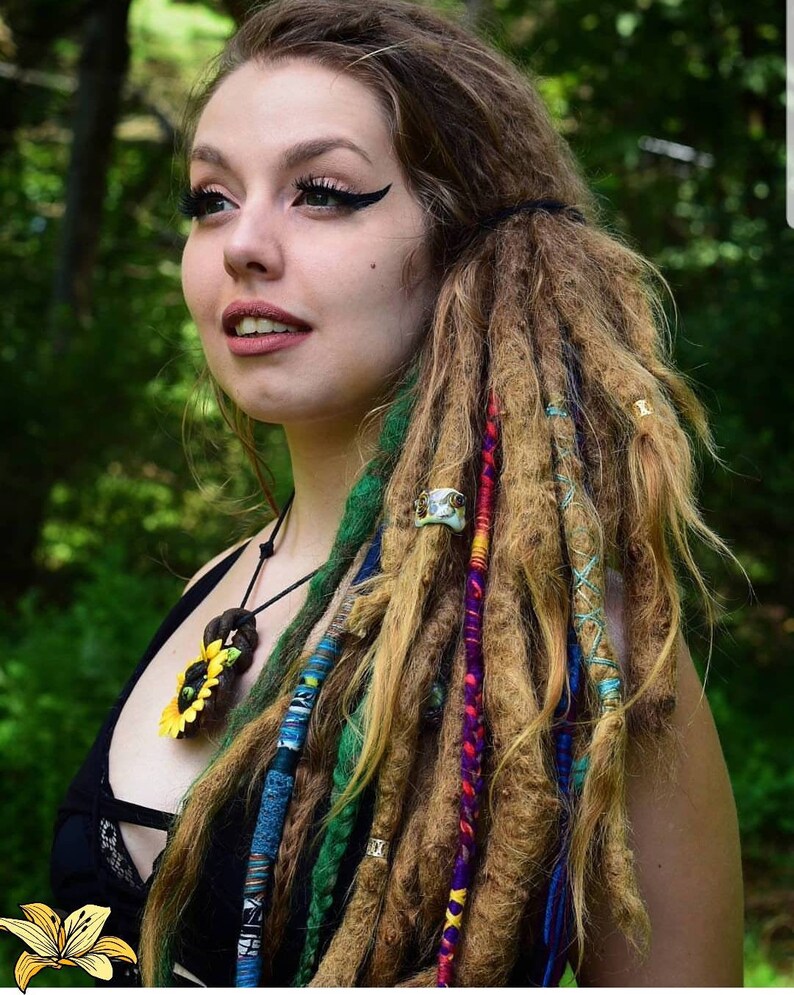 Set of 3 BoHo/hippie hair wraps handmade Custom wraps Etsy