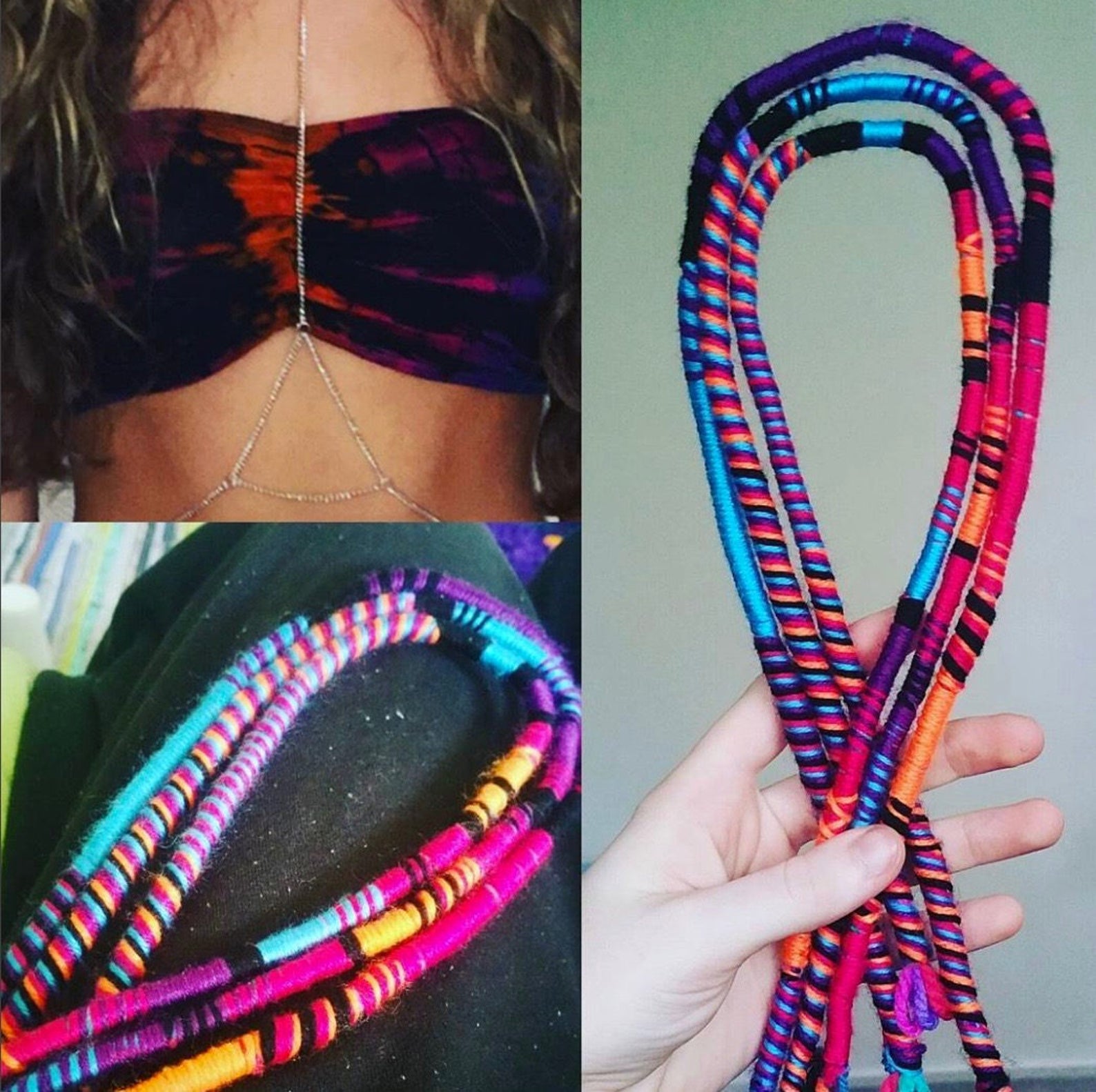 Wrap Tutorial Hippie Hair Wraps Shant Red Boho Har Wrap, Hppe