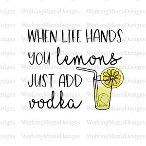 Quando la vita ti dà i limoni, aggiungi solo il file SVG e PNG della vodka