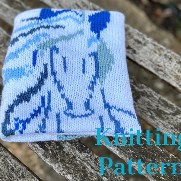 Horse Baby Blanket Knitting Pattern with a chart plus full written instructions