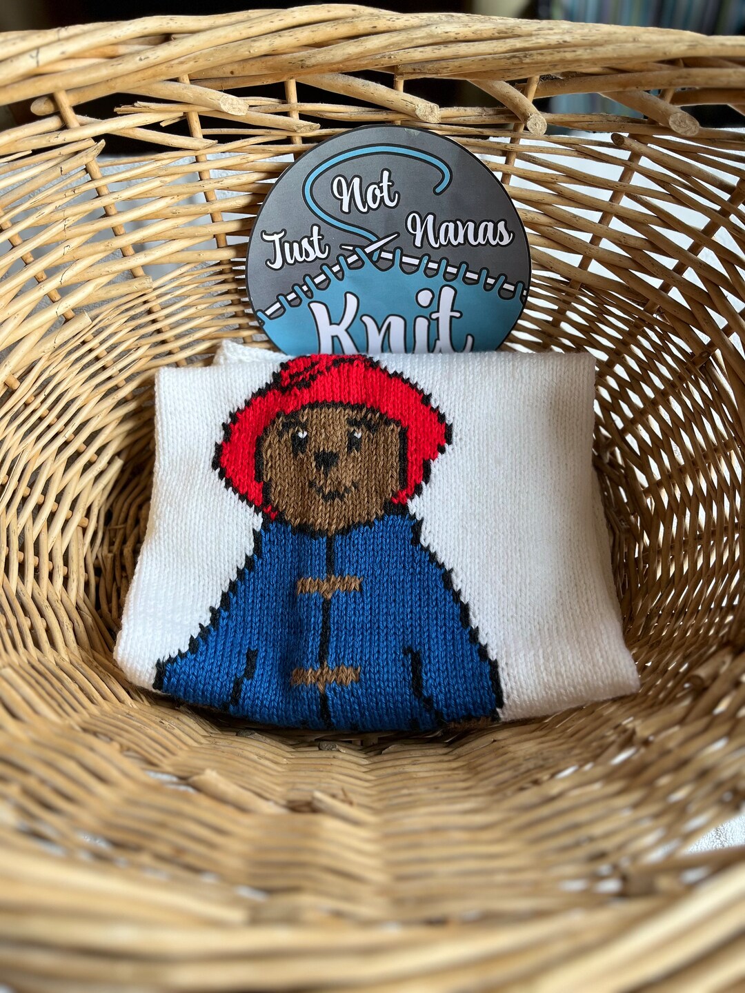 Paddington Bear Baby Blanket Knitting Pattern With Chart and - Etsy