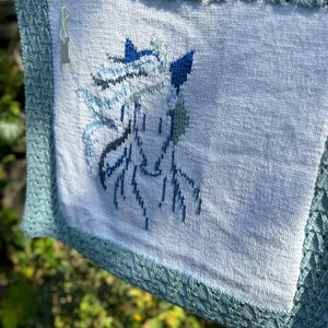 Horse Baby Blanket Knitting Pattern with a chart plus full written instructions image 5