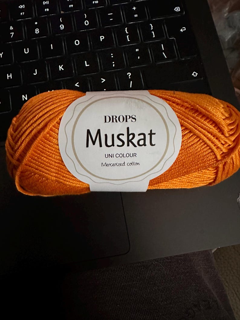 Drops Muskat Cotton Yarn, DK Weight, 50g Ball - Etsy