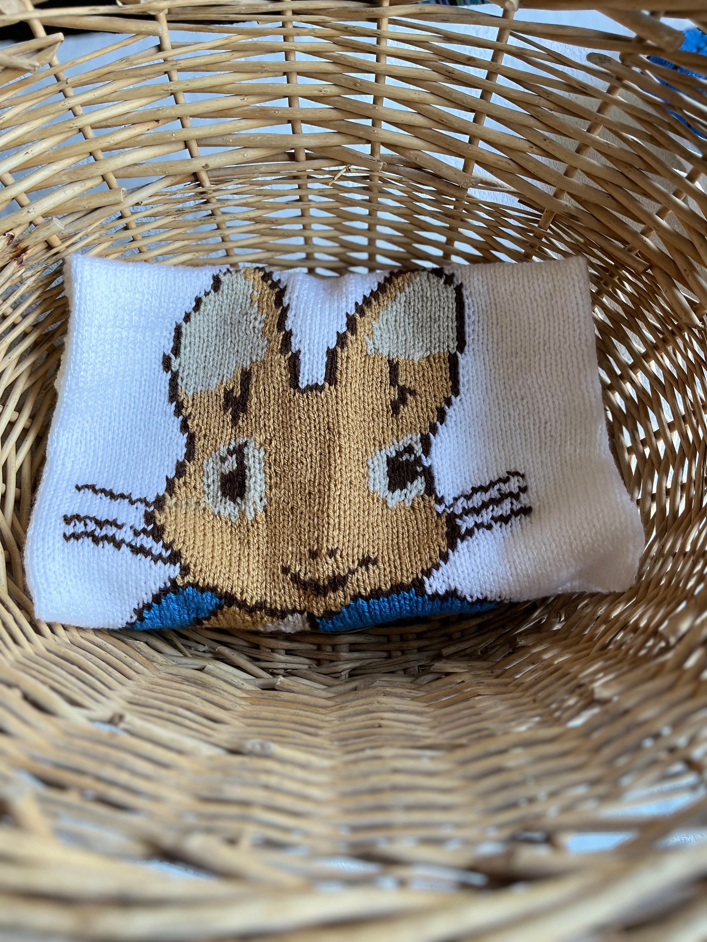 Peter Rabbit Baby Blanket Knitting Pattern With Chart and Full Written Instructions Etsy Canada