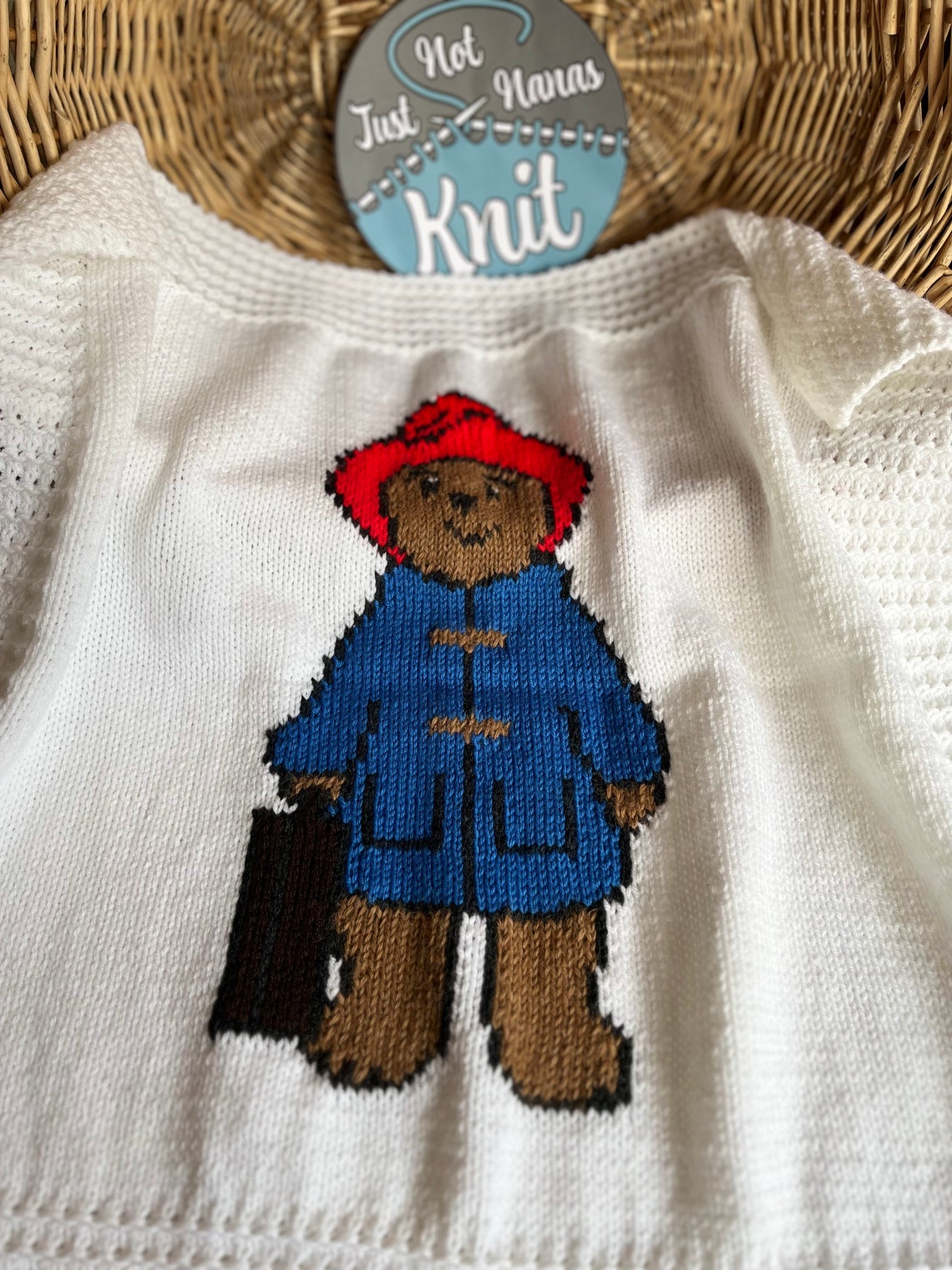Paddington Bear Baby Blanket Knitting Pattern With Chart and - Etsy
