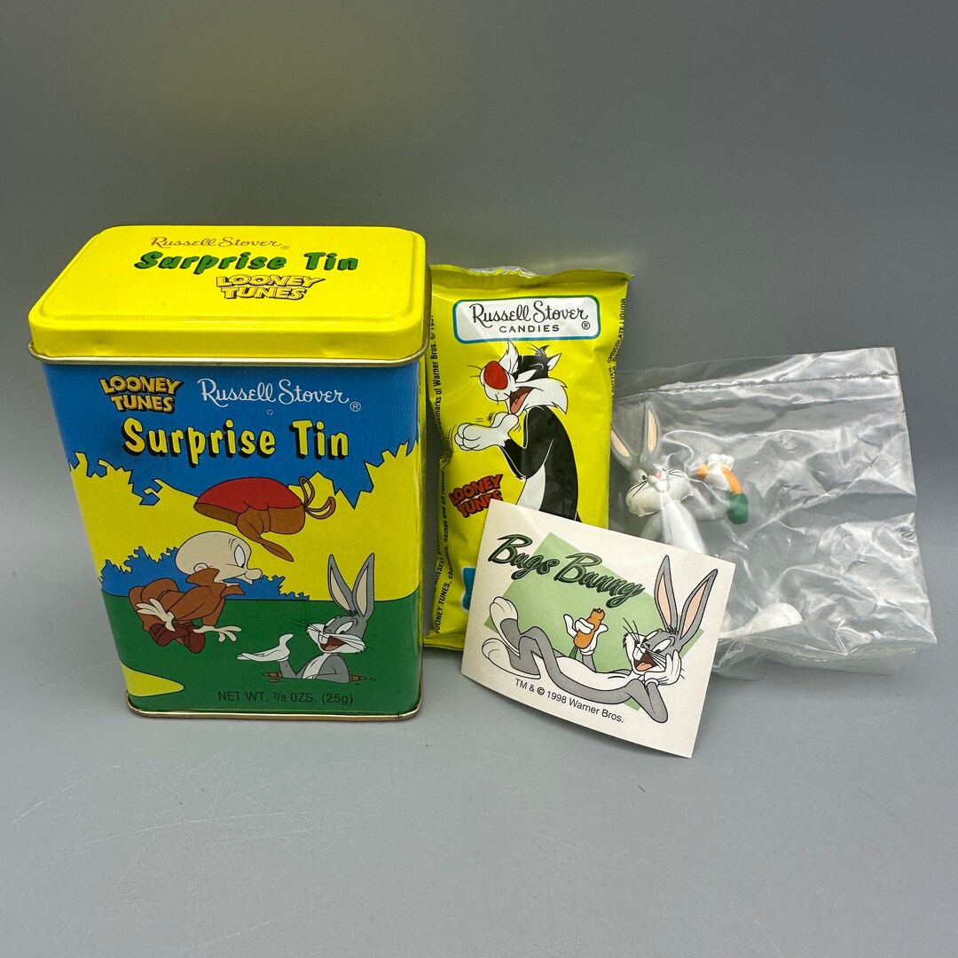 Looney Tunes Surprise Tin by Russel Stover, 1998 (VERY OLD