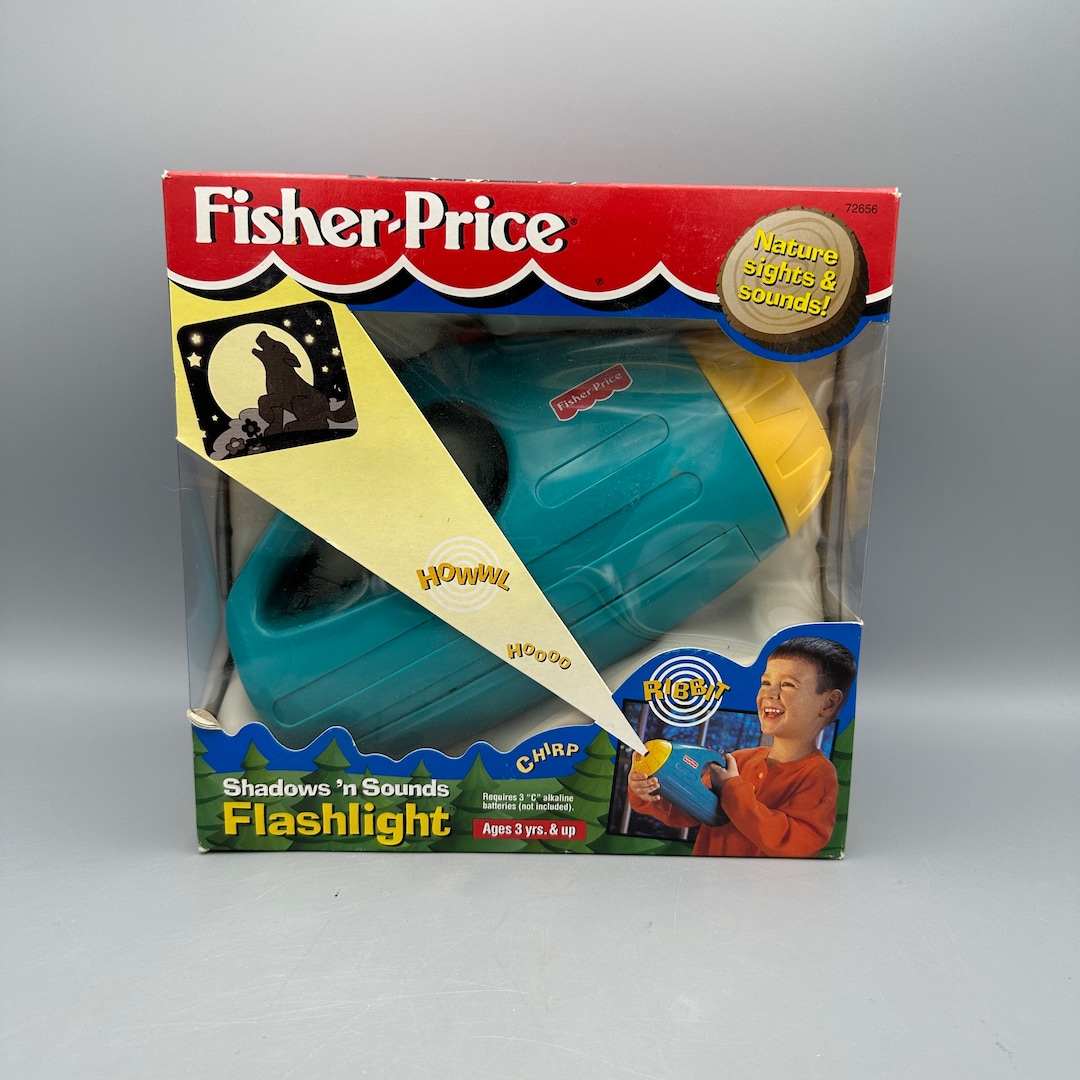 Fisherprice Shadows 'n Sounds Flashlight in Original Etsy
