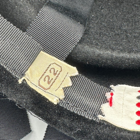 Black Hat with Colorful Feathers and Net by Jane … - image 10