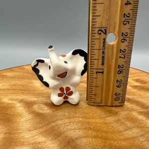 FLAWED - Small Southwest Elephant Pottery, Vintage (Chip on Ear)