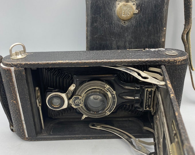 Antique Kodak No 3A Folding Cartridge Premo 122 Film Bellows Camera ...
