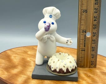 Pillsbury Doughboy ドゥボーイ カップケーキキャンドル 置物