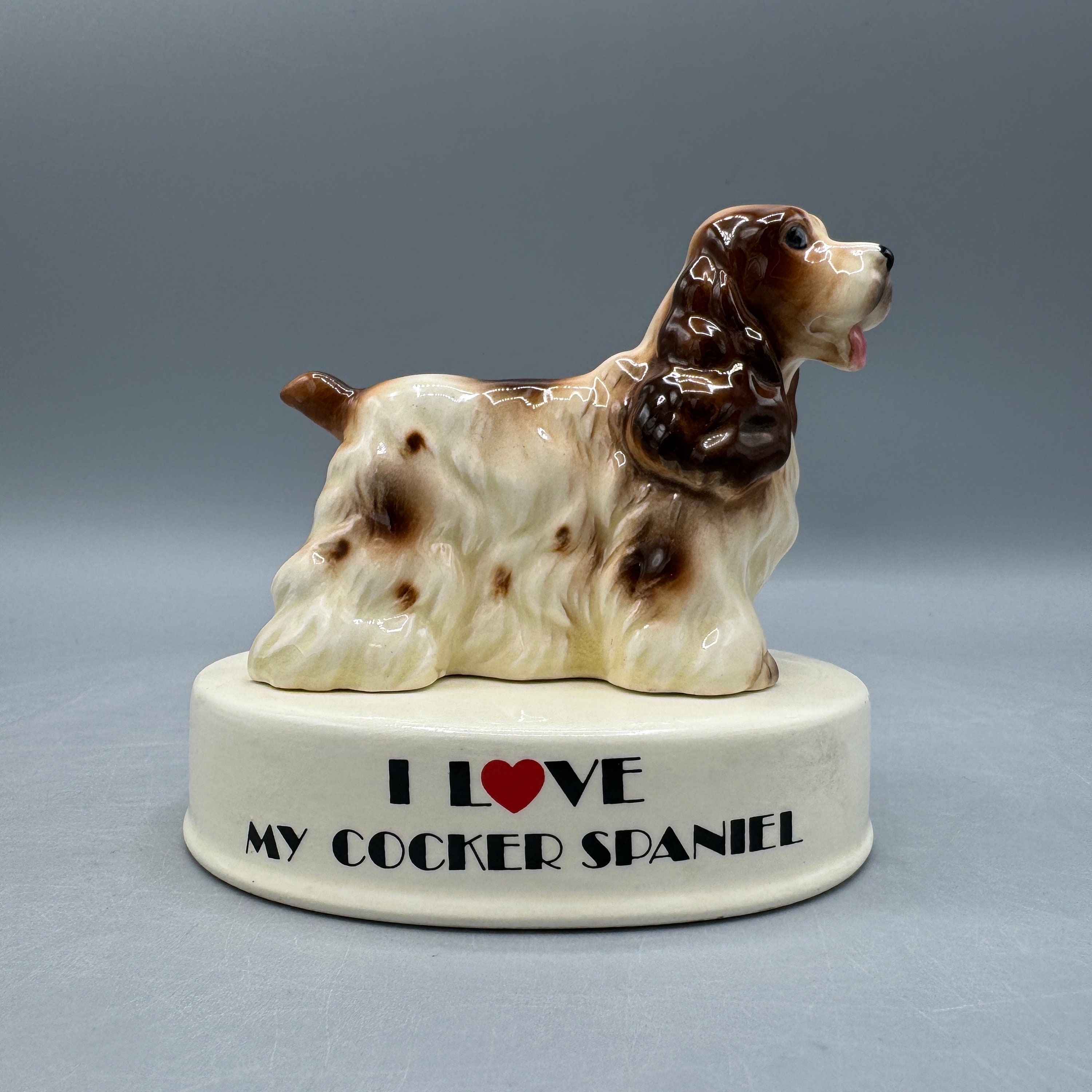 ヴィンテージ ジョージ・グッド・コッカースパニエルの置物 - 犬好きへ