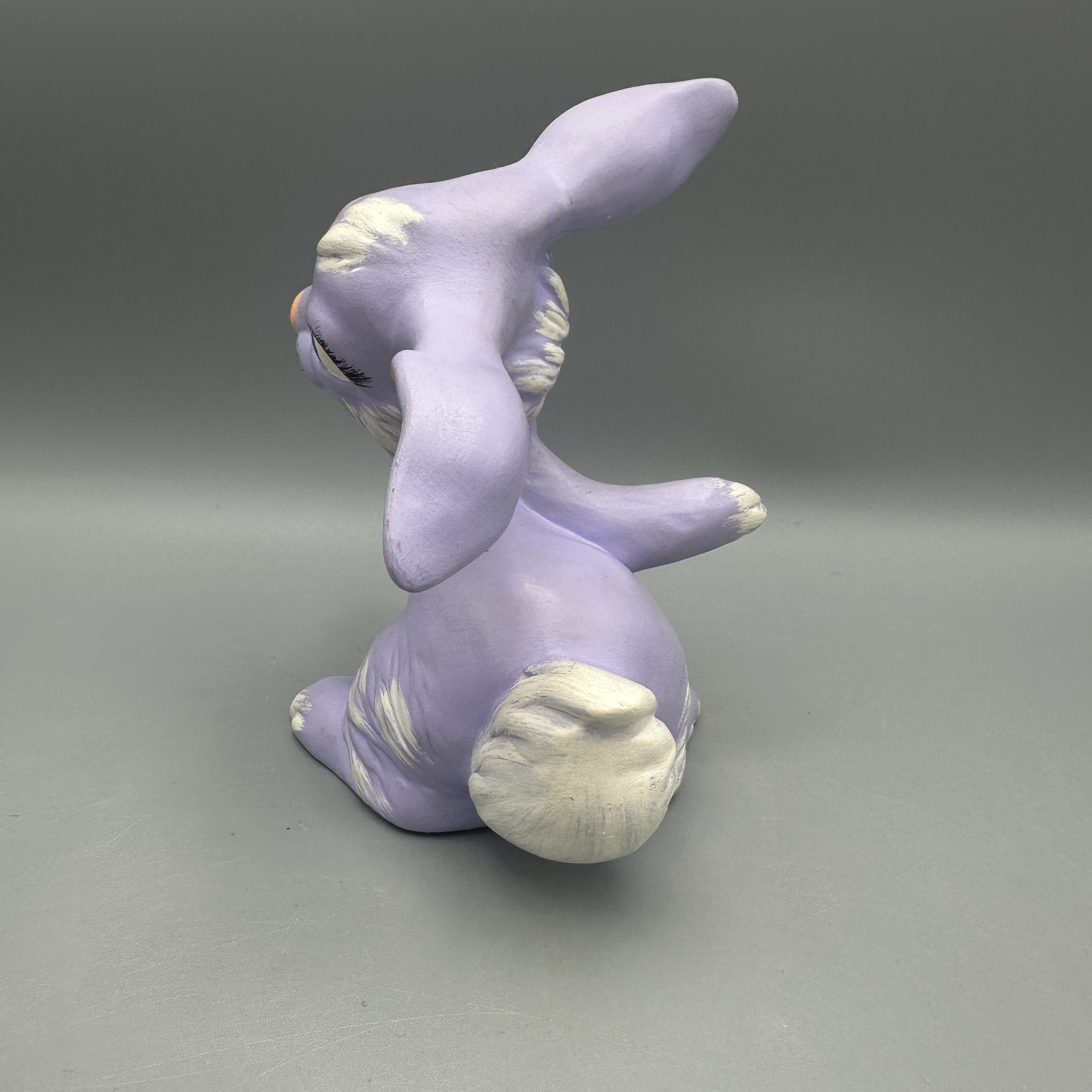 Purple Bunny Rabbit Figurine, Vintage Wacky Kitschy Decor - Etsy
