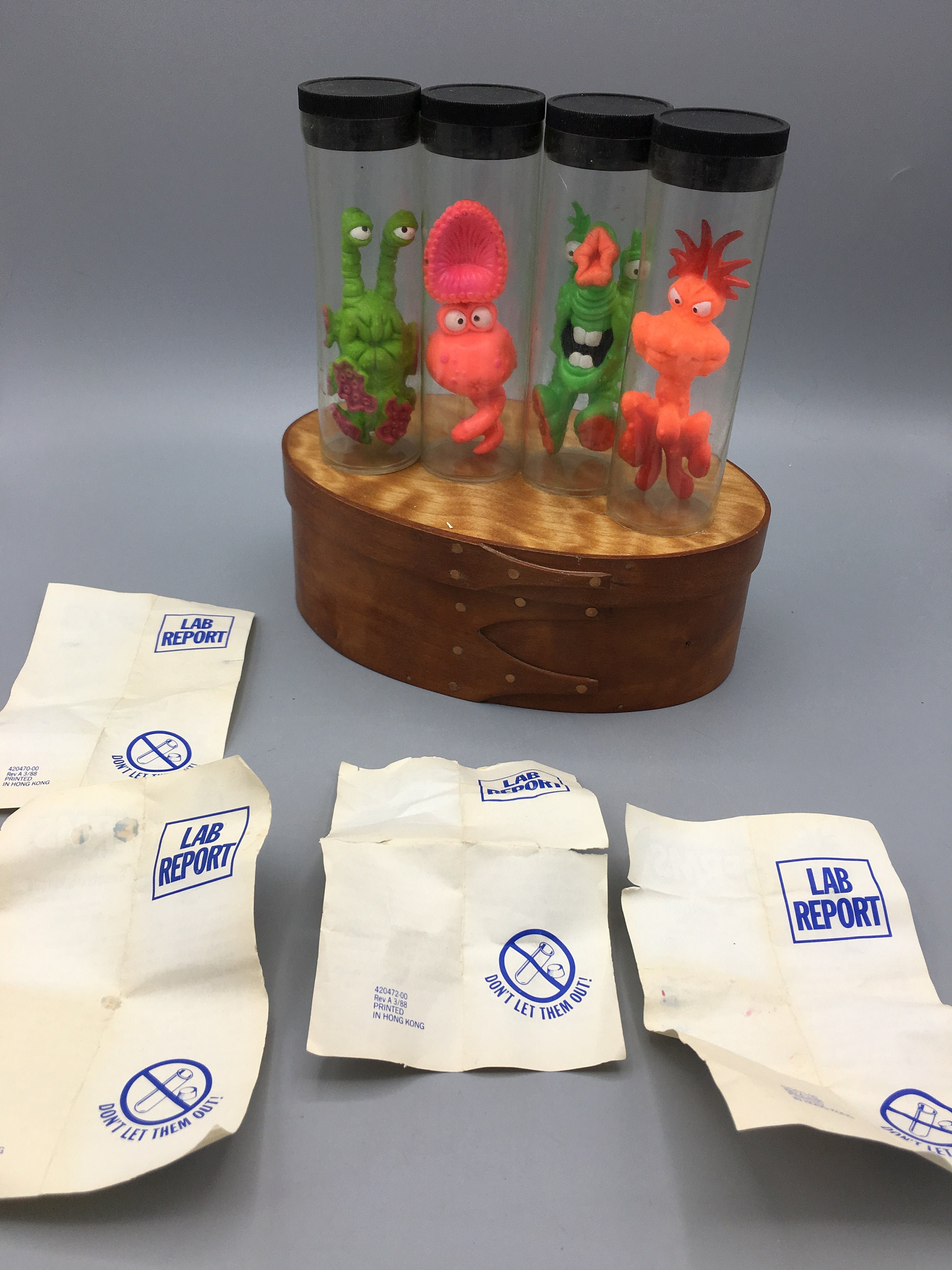 1980's Germs Toys - Worlds of Wonder Vintage Set of 4 - Etsy