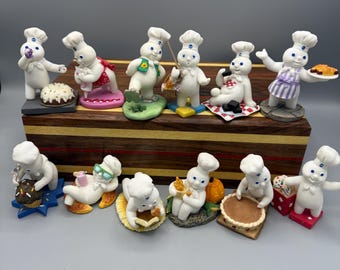 Pillsbury Doughboy Danbury Mint Perpetual Calendar Figurines - You Choose!