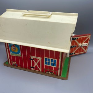 Vintage Fisher-price Play Family Farm With Silo and Other Pieces some ...