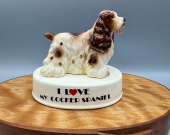 ヴィンテージ ジョージ・グッド・コッカースパニエルの置物 - 犬好きへ