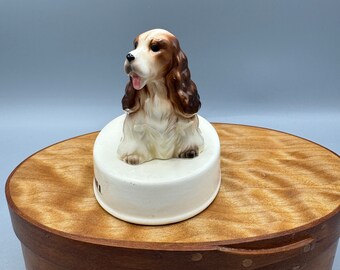 ヴィンテージ ジョージ・グッド・コッカースパニエルの置物 - 犬好きへ