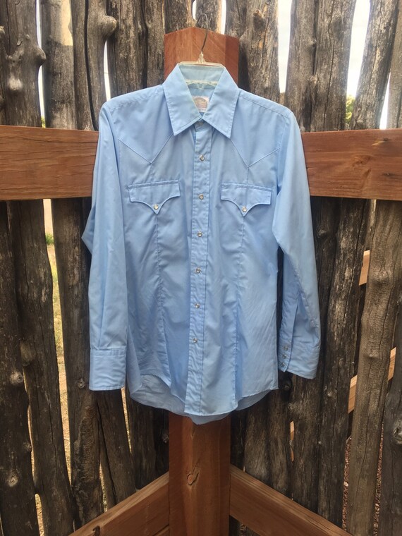 Vintage light blue "Miller, Miller, Miller" Wester