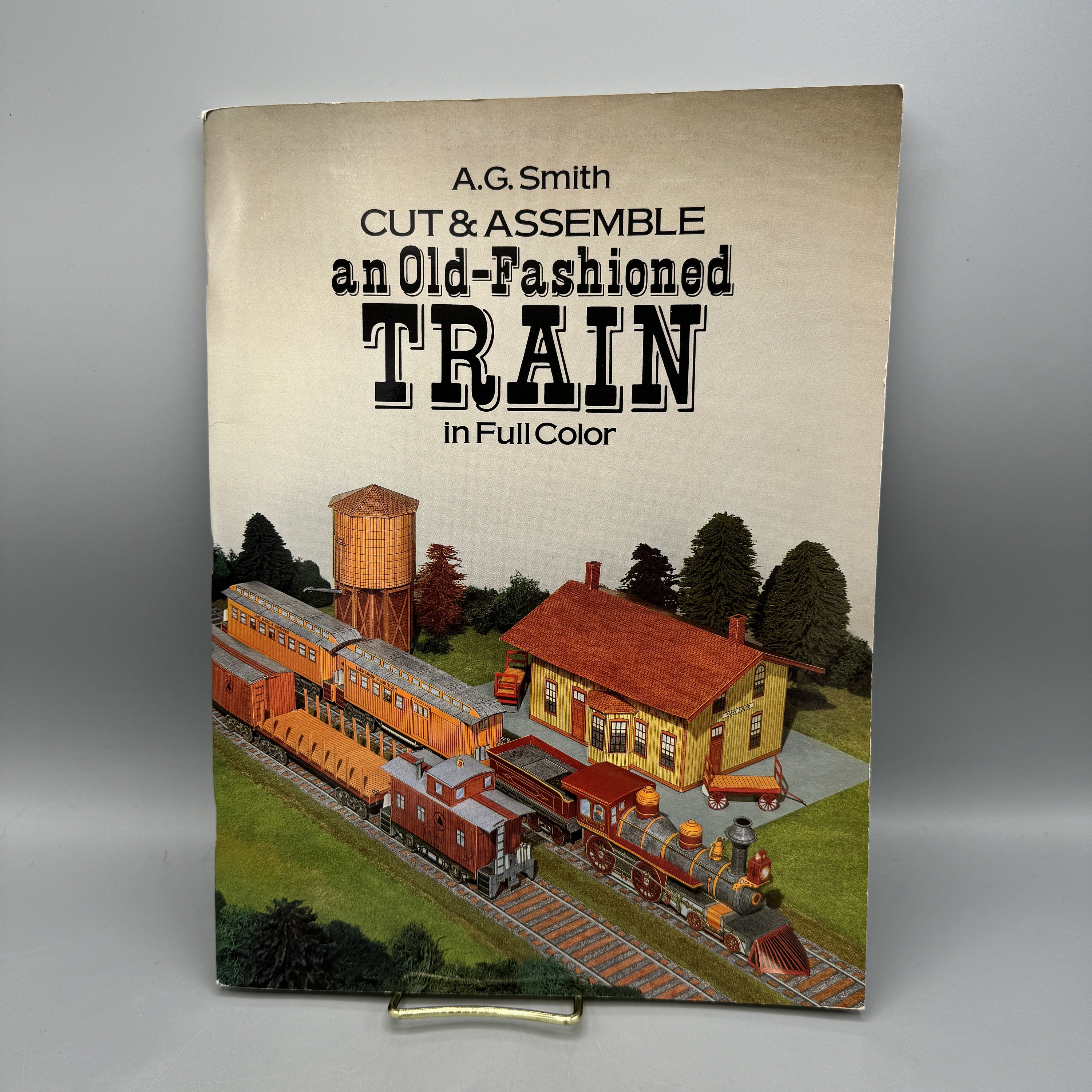Smith Train Vintage A.G. Smith Paper Train Model: Cut & Assemble Booklet - Etsy