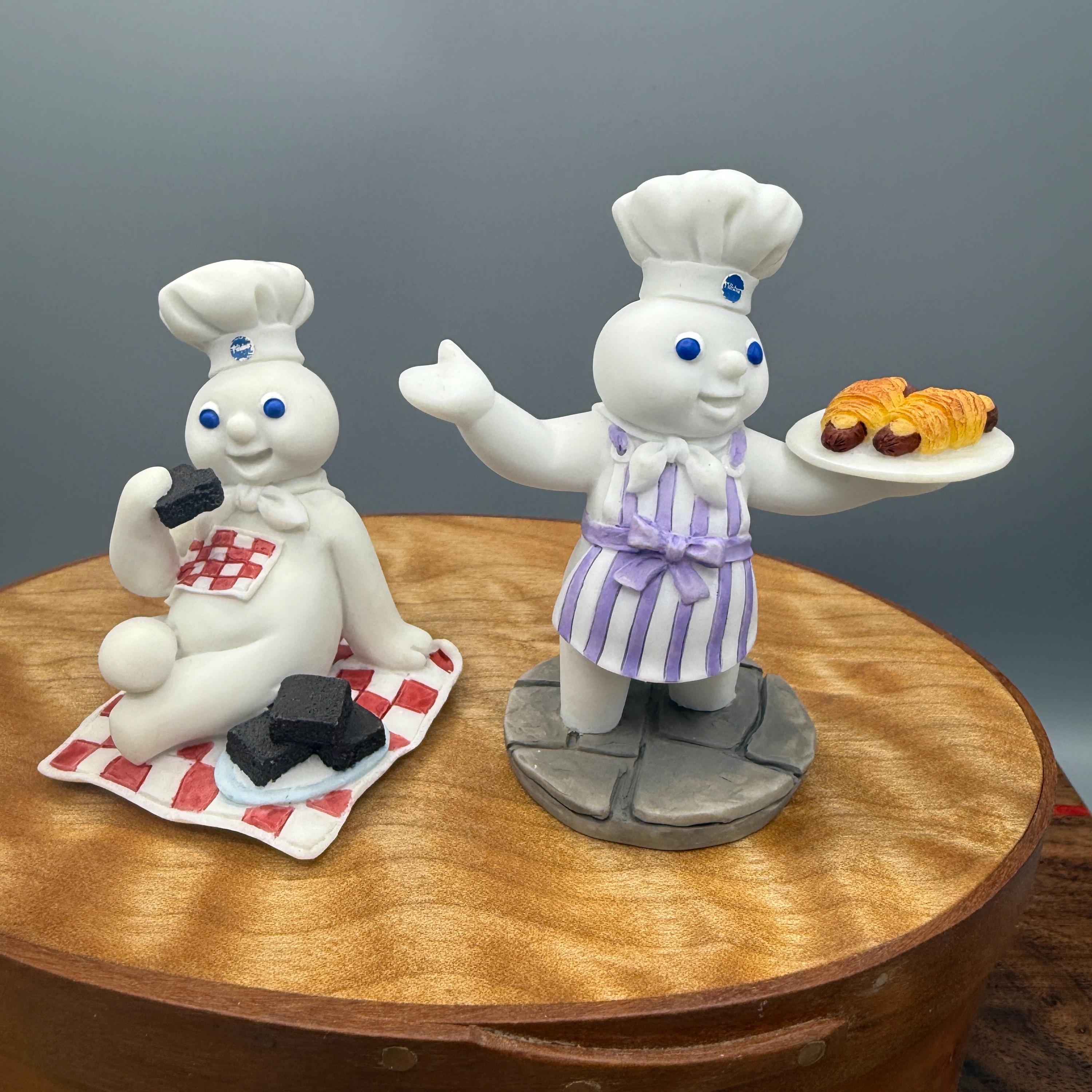 Pillsbury Doughboy Danbury Mint Perpetual Calendar Figurines - You