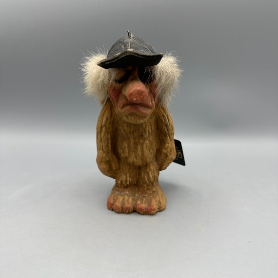 GOOFY CREATION NOROLL TAM タム Vintage Norwegian Folk Art - Rare Handmade Nyform Troll
