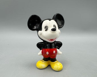 Figurine Mickey Mouse, collection Walt Disney vintage (peinture manquante)