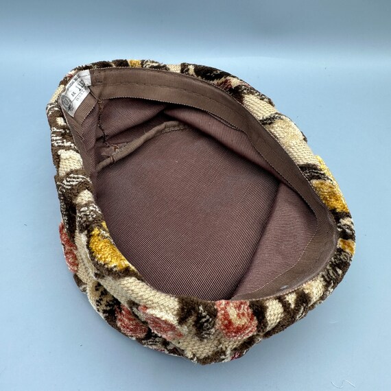 Carpet Bag Pillbox Hat by Union Made, Vintage - image 9