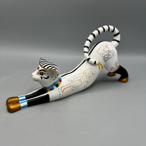 ミシン&オールドウィロー&猫さんのティーポット型置物 ポール