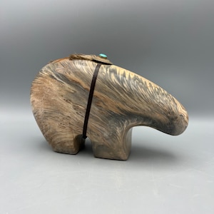Stone Fetish Bear Figurine (Minor Flaws)