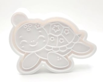 Cute Sea Turtle Freshie Mold ( Vent(2) and Full Size)