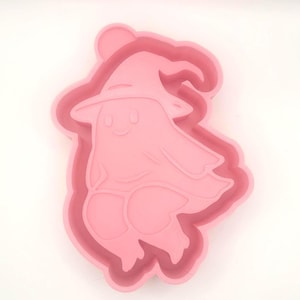 Thick Ghost Full Size Silicone Freshie Mold (3D Printed PLA Housing Available)