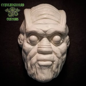 Lectroid from Buckaroo Bonzai 1/3rd scale relief  unpainted resin casting .