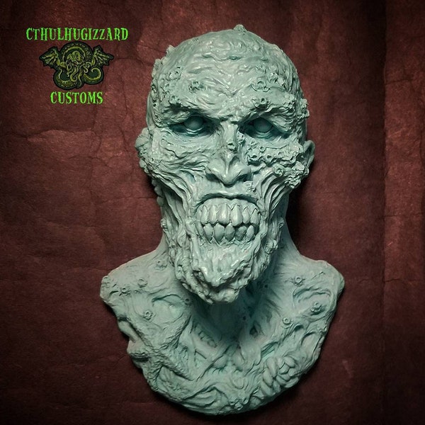 Barnacles ( Charlie Cement Shoes ) undead from under water 1/3rd scale unpainted resin relief