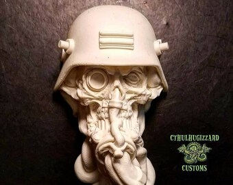 Maschinenkopf Version 3.2 HD . 1/4 scale relief unpainted resin casting .