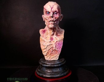 Scar Tissue 1/4 scale resin  bust hand  painted .Waxy Yellow Flesh color varaint.