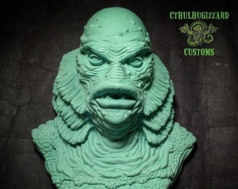 Creature from the Black Lagoon 1/3rd scale unpainted resin relief version 2